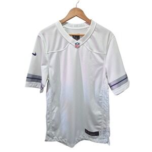NWOT Nike NFL Minnesota Vikings Jersey Mens Size S White Purple Football